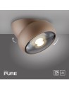 View Paul Neuhaus Pure Move Lampa Sufitowa Brązowa 6235-97