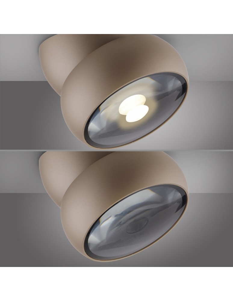 Paul Neuhaus Pure Move Lampa Sufitowa Brązowa 6235-97