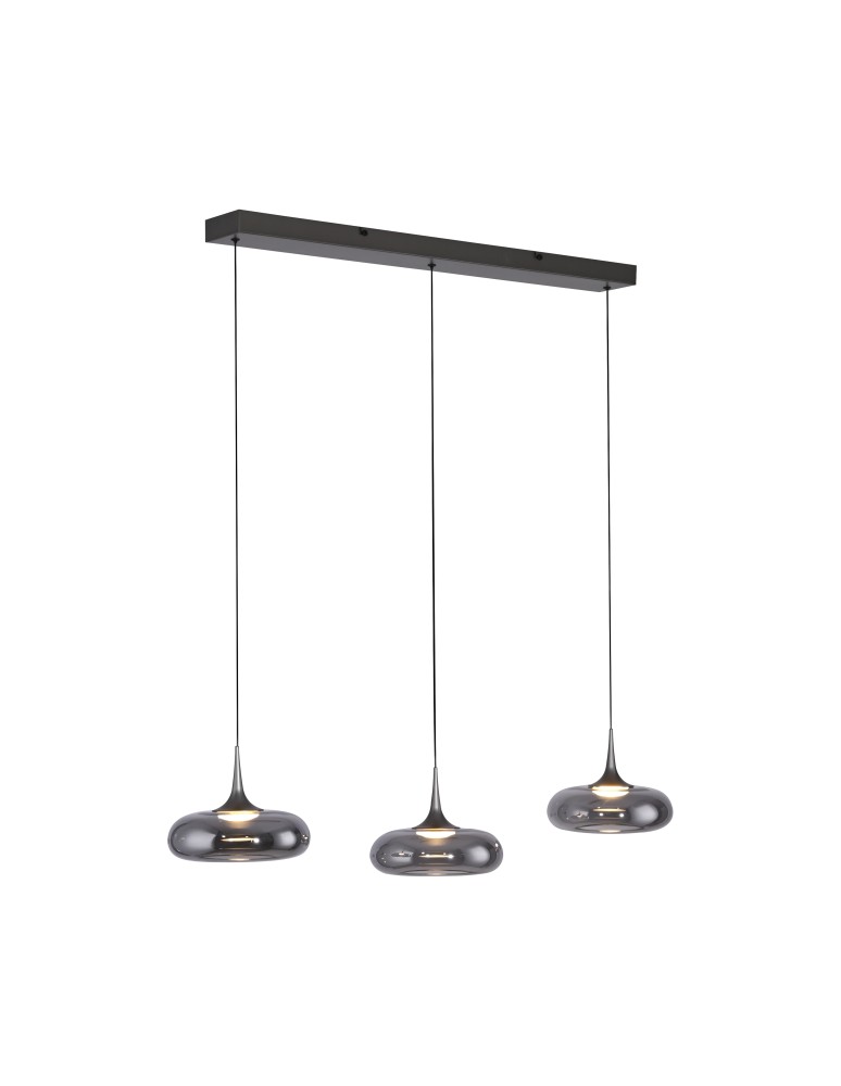 Paul Neuhaus Posh Lampa Wisząca Szara 15693-15