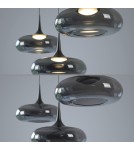 Paul Neuhaus Posh Lampa Wisząca Szara 15693-15