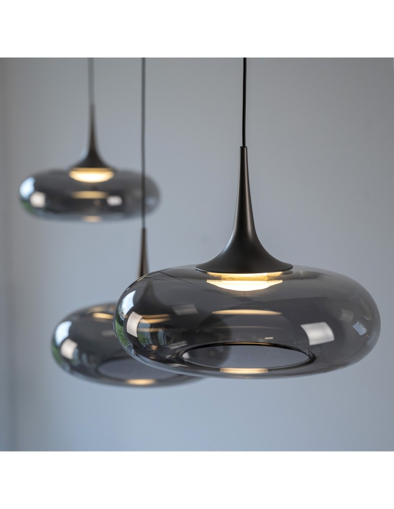 Paul Neuhaus Posh Lampa Wisząca Szara 15693-15