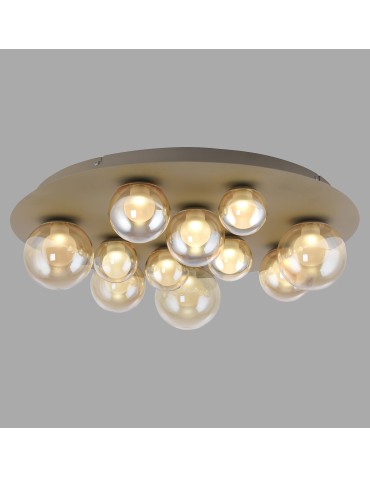 Paul Neuhaus Pure Popup Lampa Sufitowa Brązowa 6588-97