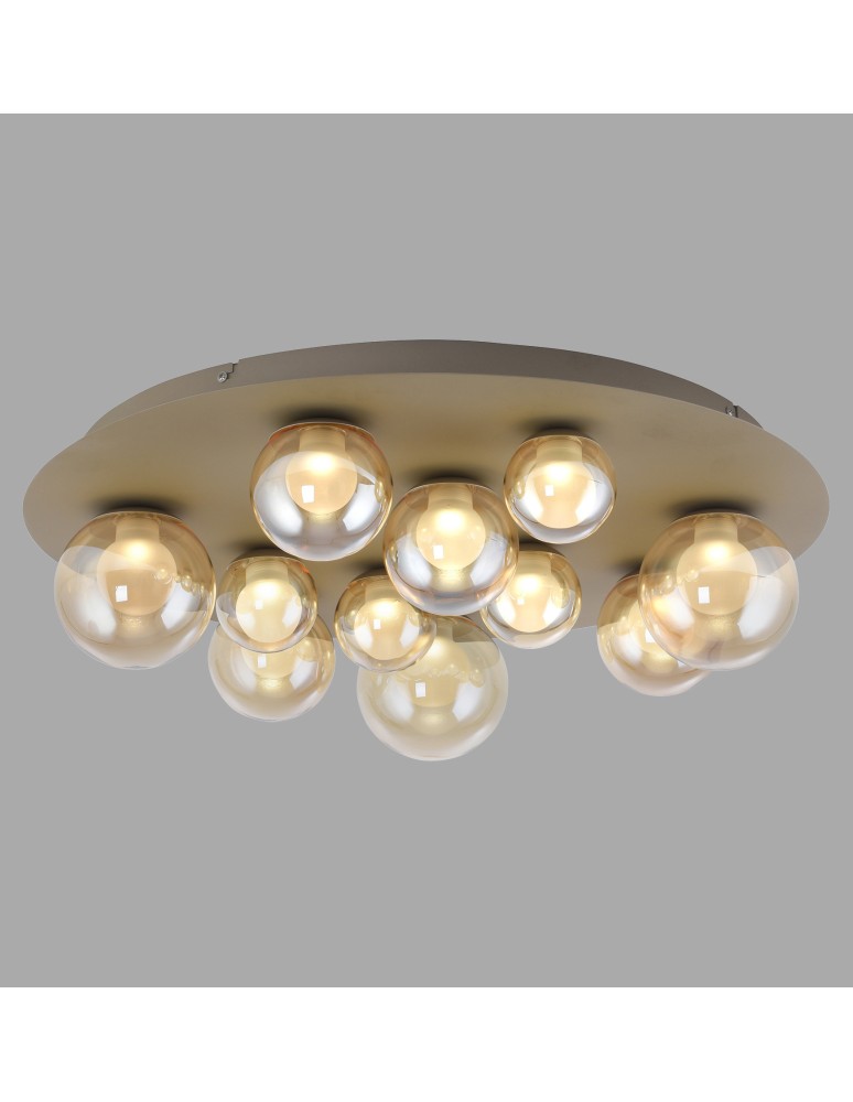 Paul Neuhaus Pure Popup Lampa Sufitowa Brązowa 6588-97