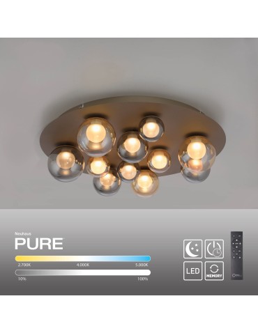 Paul Neuhaus Pure Popup Lampa Sufitowa Brązowa 6588-97 - product 2