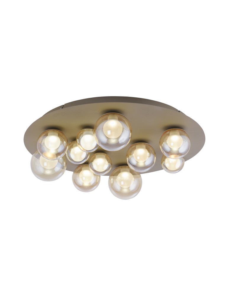 Paul Neuhaus Pure Popup Lampa Sufitowa Brązowa 6588-97