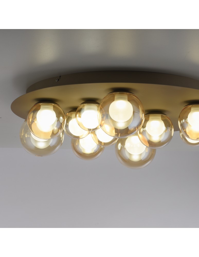 Paul Neuhaus Pure Popup Lampa Sufitowa Brązowa 6588-97