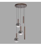 Paul Neuhaus Bowl Lampa Wisząca Brązowa 2285-23