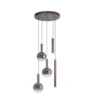 Paul Neuhaus Bowl Lampa Wisząca Brązowa 2285-23