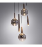 Paul Neuhaus Bowl Lampa Wisząca Brązowa 2285-23
