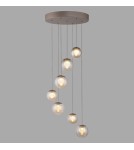 Paul Neuhaus Pure Popup Lampa Wisząca Brązowa 2587-97