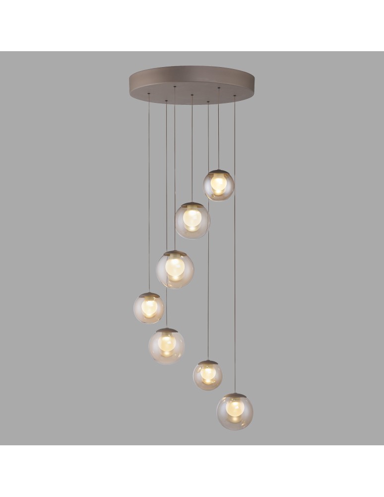 Paul Neuhaus Pure Popup Lampa Wisząca Brązowa 2587-97