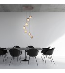 Paul Neuhaus Pure Popup Lampa Wisząca Brązowa 2587-97