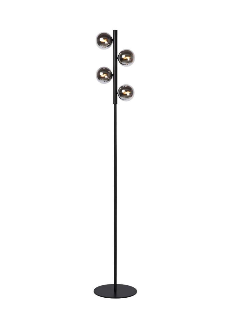 Lampy podłogowe - Lucide TYCHO  Podłogowa 4xG9 czarny czarny szary 45774/04/30 - produkt kolory-swiatla.pl 2