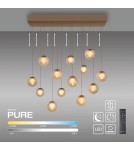 Paul Neuhaus Pure Popup Lampa Wisząca Brązowa 2590-97