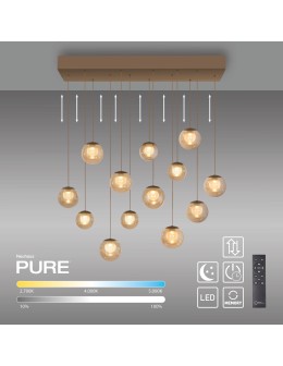 Paul Neuhaus Pure Popup Lampa Wisząca Brązowa 2590-97