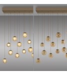 Paul Neuhaus Pure Popup Lampa Wisząca Brązowa 2590-97