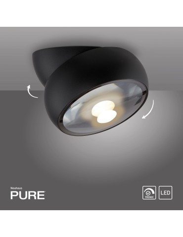 Paul Neuhaus Pure Move Lampa Sufitowa Czarna 6235-18 - product 2