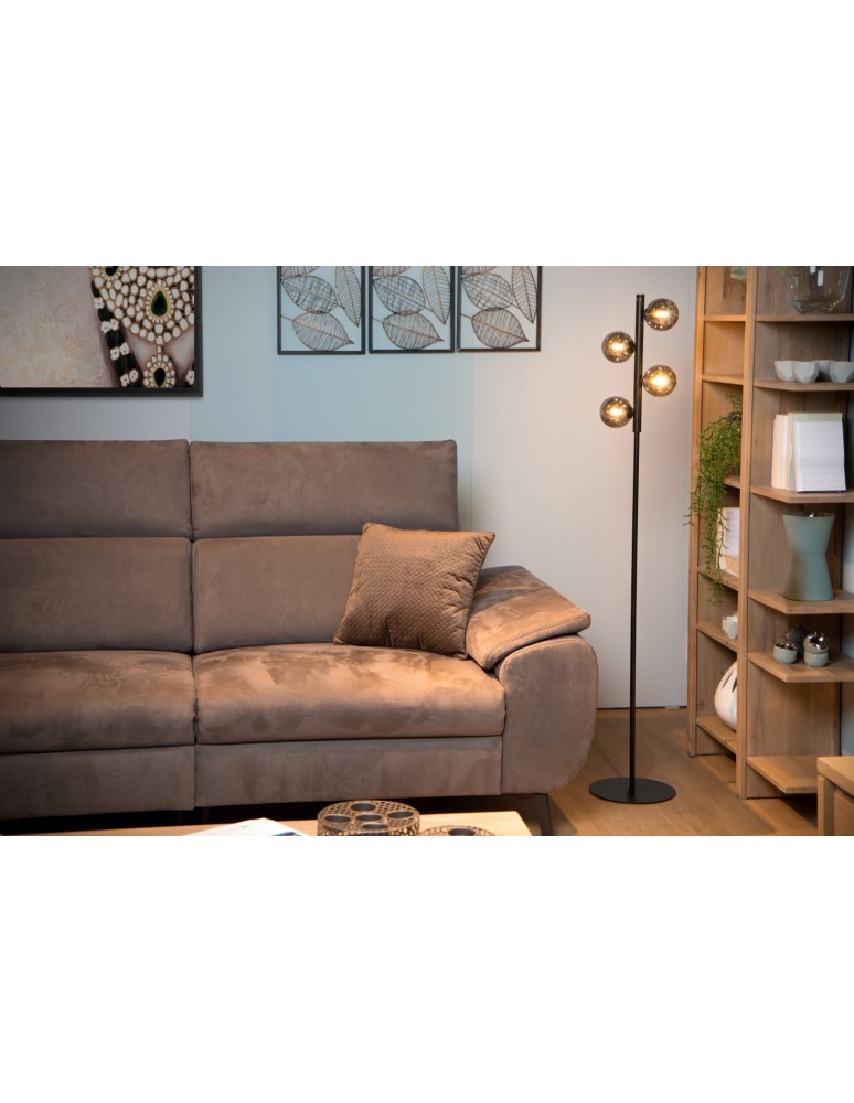 Floor lamps - Lucide TYCHO Floor lamp 4xG9 black black grey 45774/04/30 - product kolory-swiatla.pl 4