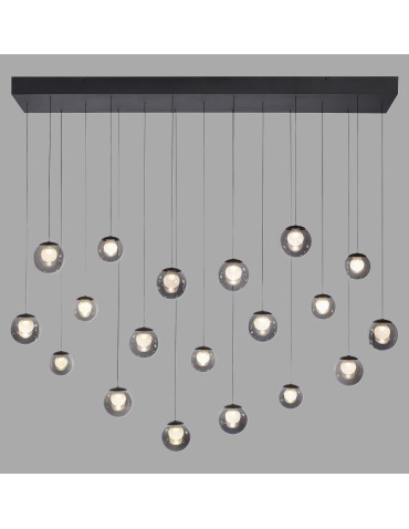 Paul Neuhaus Pure Popup Lampa Wisząca Szara 2589-15