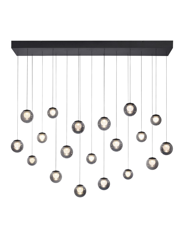 Paul Neuhaus Pure Popup Lampa Wisząca Szara 2589-15