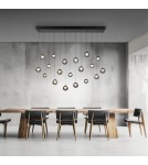 Paul Neuhaus Pure Popup Lampa Wisząca Szara 2589-15