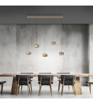 Paul Neuhaus Pure Falling Rings Lampa Wisząca Brązowy/Chrom 2504-97
