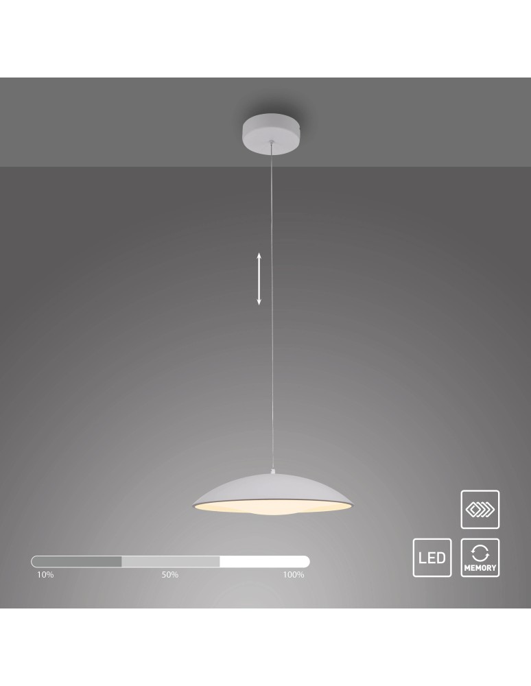 Paul Neuhaus Lente Lampa Wisząca Biała 14606-16