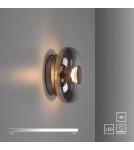 Paul Neuhaus Posh Kinkiet/Lampa Sufitowa Szara 15696-15