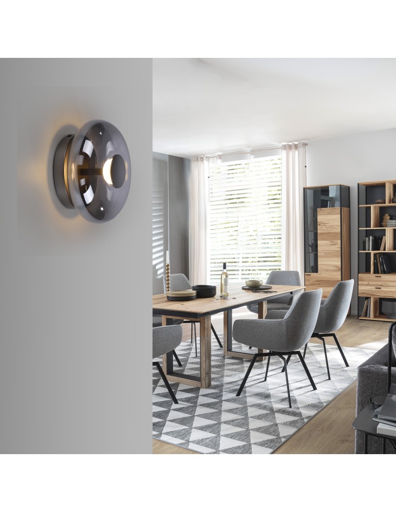 Paul Neuhaus Posh Kinkiet/Lampa Sufitowa Szara 15696-15