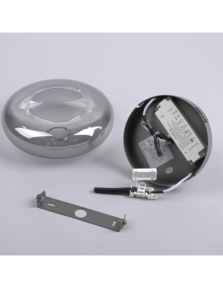 Paul Neuhaus Posh Kinkiet/Lampa Sufitowa Szara 15696-15