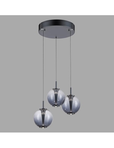 Paul Neuhaus Pure E-Infinity Lampa Wisząca Szara 2222-15