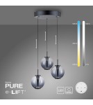 Paul Neuhaus Pure E-Infinity Lampa Wisząca Szara 2222-15