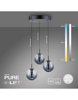 Paul Neuhaus Pure E-Infinity Lampa Wisząca Szara 2222-15 - product 2