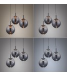 Paul Neuhaus Pure E-Infinity Lampa Wisząca Szara 2222-15