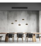 Paul Neuhaus Pure Falling Rings Lampa Wisząca Czarna 2504-18