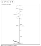 Floor lamps - Lucide TYCHO Floor lamp 4xG9 grey 45774/04/02 - product 8