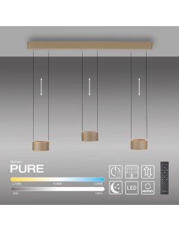 Paul Neuhaus Pure Clipse Lampa Wisząca Brązowa 2473-97 - produkt 2