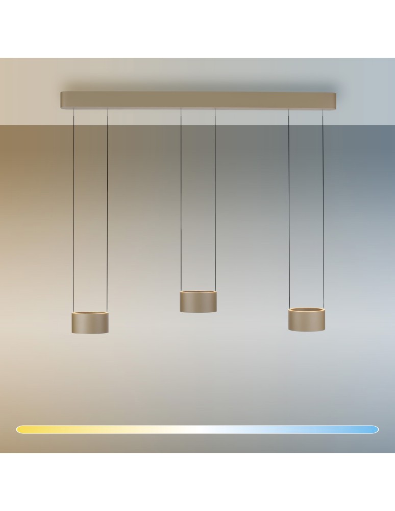 Paul Neuhaus Pure Clipse Lampa Wisząca Brązowa 2473-97