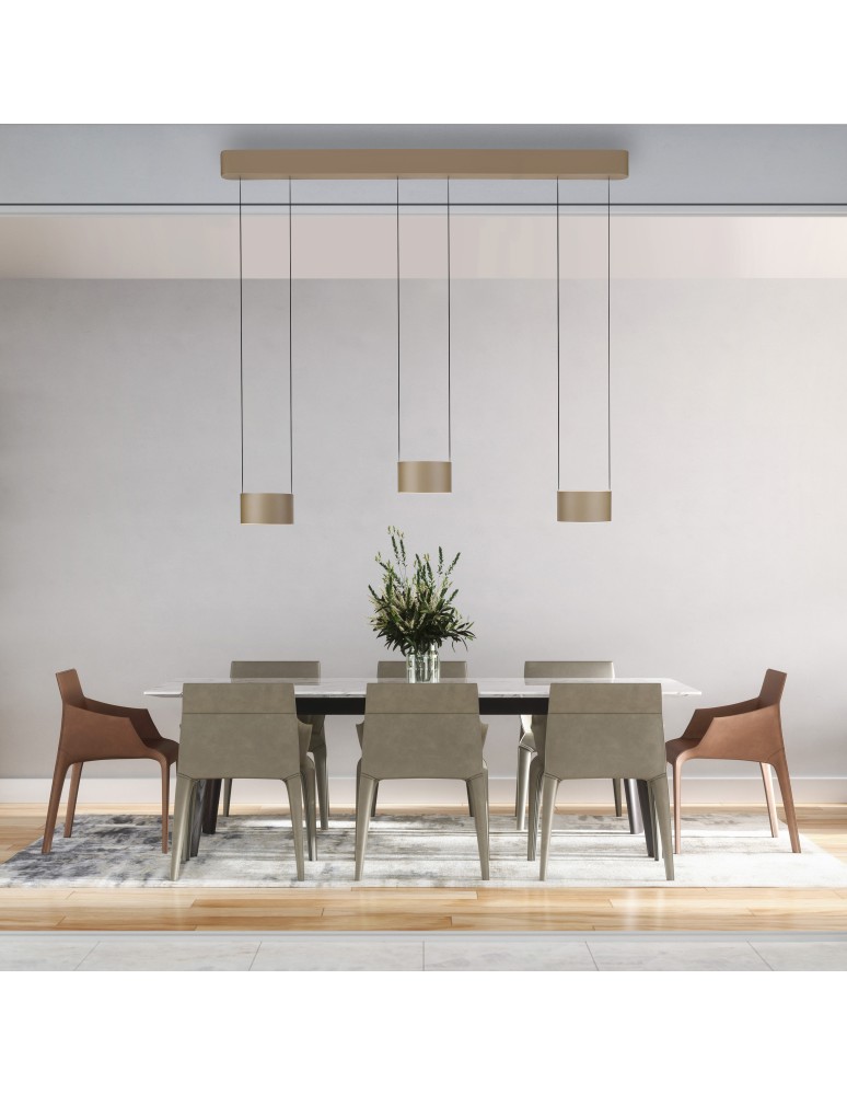 Paul Neuhaus Pure Clipse Lampa Wisząca Brązowa 2473-97