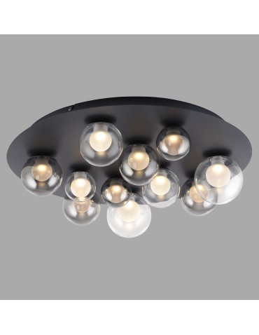 Paul Neuhaus Pure Popup Lampa Sufitowa Szara 6588-15