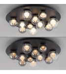 Paul Neuhaus Pure Popup Lampa Sufitowa Szara 6588-15