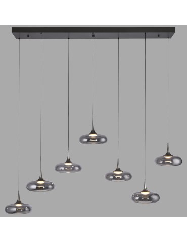 Paul Neuhaus Posh Lampa Wisząca Szara 15695-15