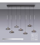 Paul Neuhaus Posh Lampa Wisząca Szara 15695-15