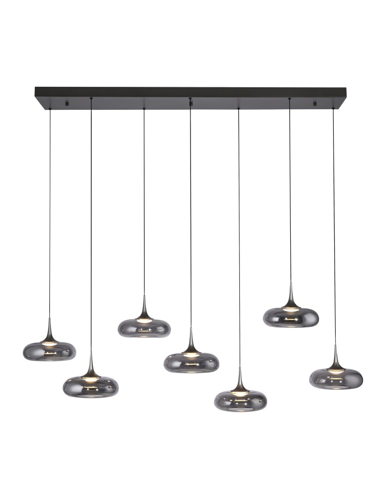 Paul Neuhaus Posh Lampa Wisząca Szara 15695-15