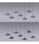 Paul Neuhaus Posh Lampa Wisząca Szara 15695-15