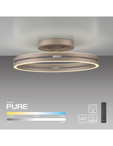 Paul Neuhaus Pure Loop Lampa Sufitowa Brązowa 6552-97 - produkt 2