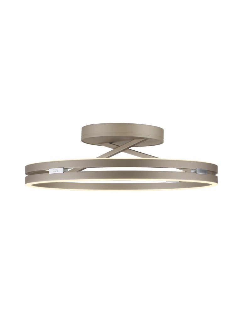 Paul Neuhaus Pure Loop Lampa Sufitowa Brązowa 6552-97