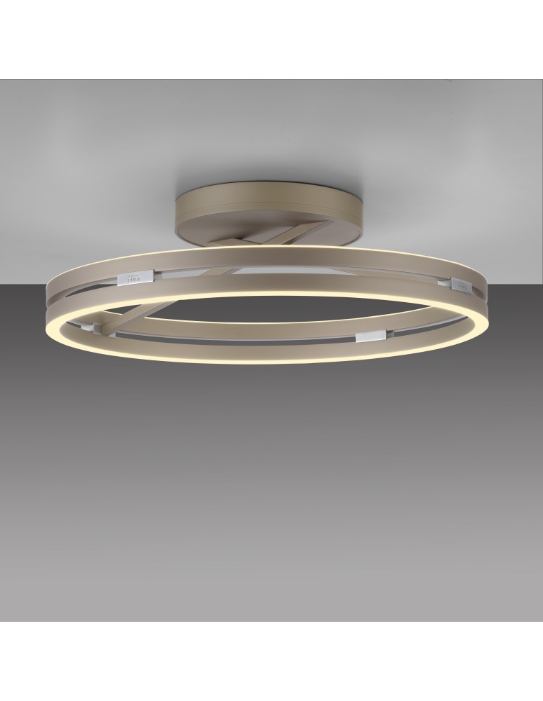 Paul Neuhaus Pure Loop Lampa Sufitowa Brązowa 6552-97
