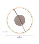 Paul Neuhaus Pure Loop Lampa Sufitowa Brązowa 6552-97