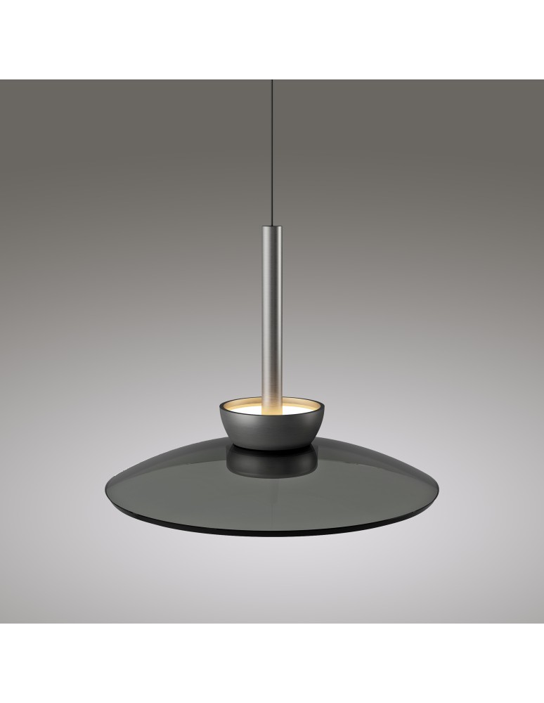 Paul Neuhaus Pure Moon Lampa Wisząca Platynowa 2193-15